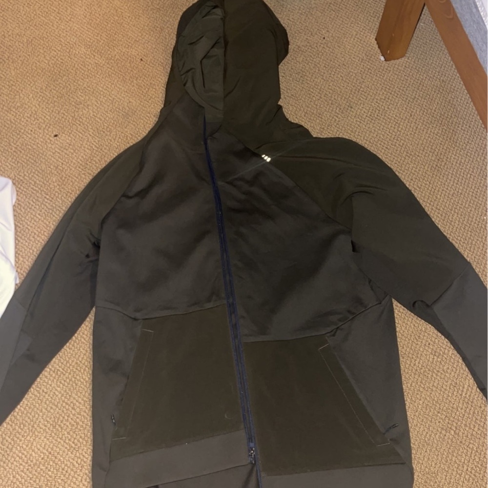 Lululemon Olive Green Training zip hoodie Size: Small